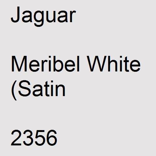 Jaguar, Meribel White (Satin, 2356.